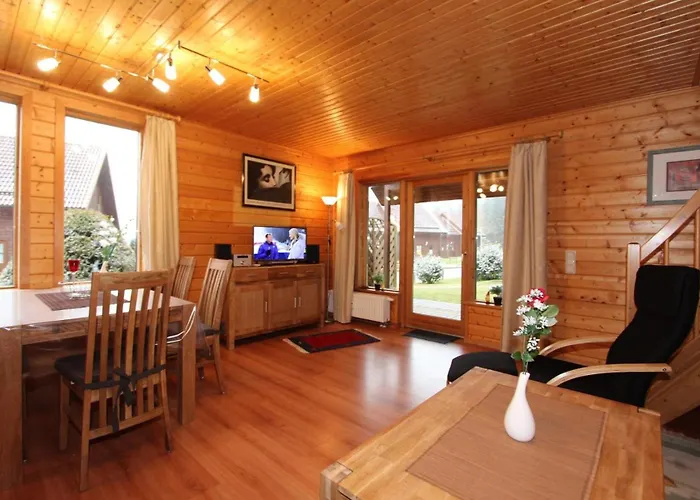 Im Naturerlebnisdorf Blauvogel بيت للعطل هاسلفيلد